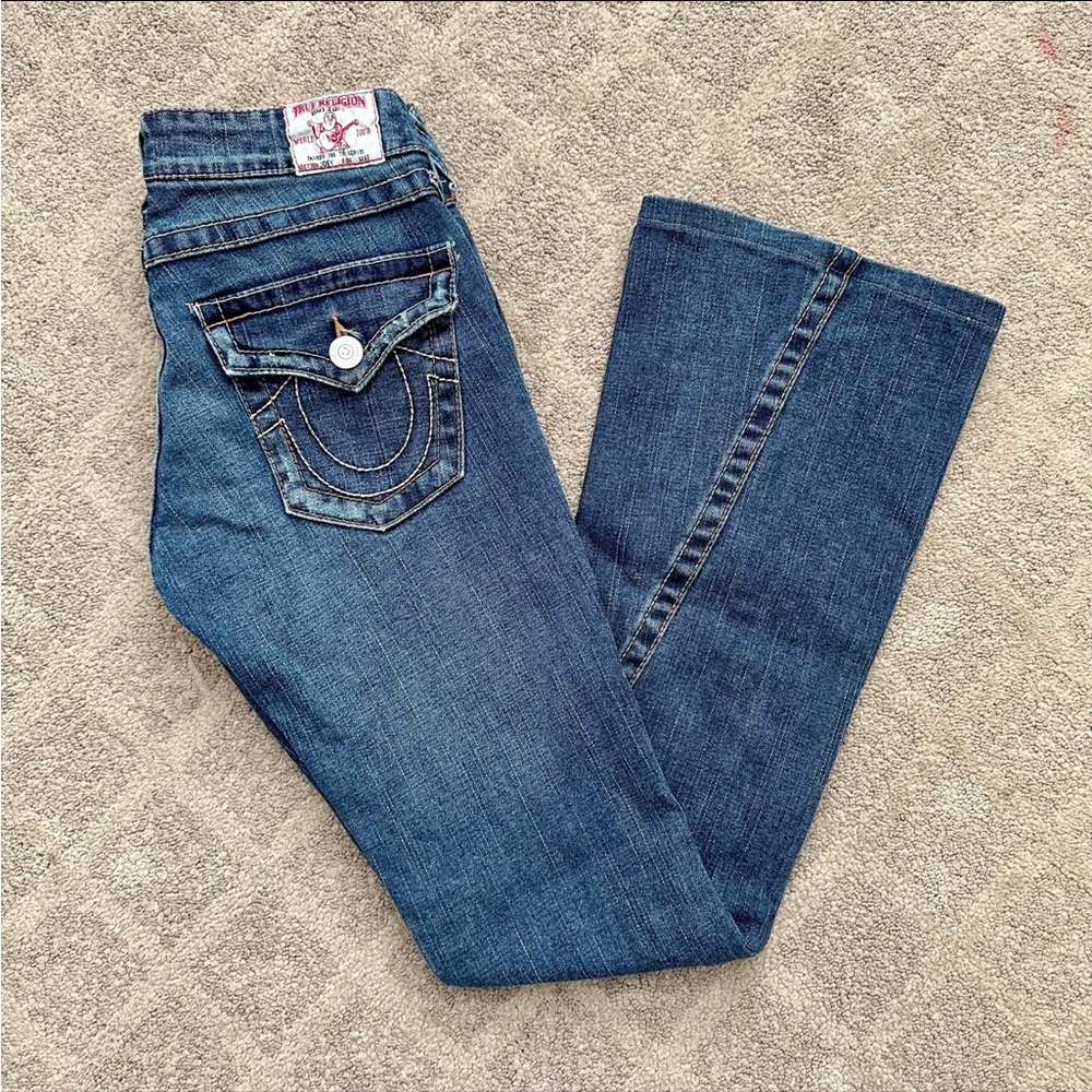 EUC Vintage True Religion Joey flare jeans